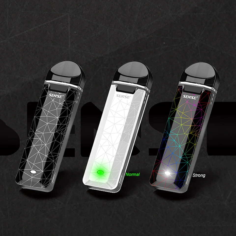 Original portable Sense Sidekik Pod Starter Kit with 2ml Capacity pod 460mAh battery Air-draw Switch E cig VS MINIFIT Nord Kit (2)