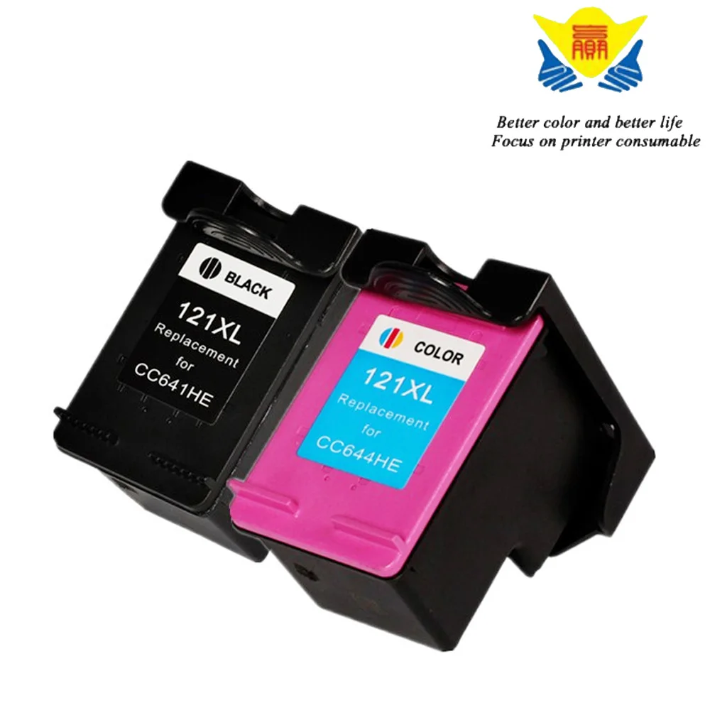 

JIAYINGCHEN remanufactured ink cartridge replacement for HP 121XL CC641 CC644 for Photosmart C4683 C4783 Free shipping exclusive