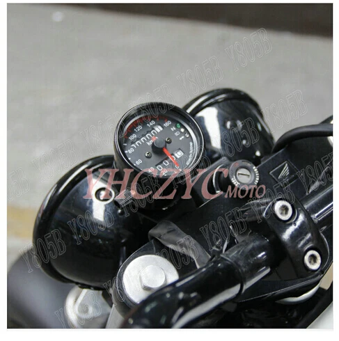 Тахометр и спидометр для мотоцикла Honda Yamaha Suzuki Kawasaki Sport Bobber Custom Chopper Cruisers Street