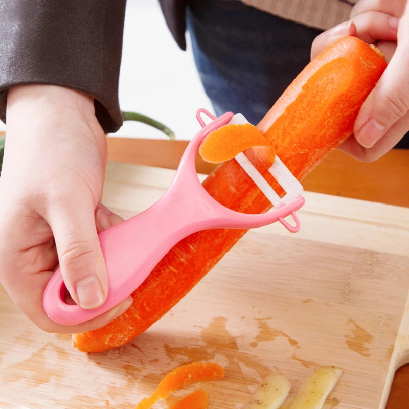 

Ceramic Vegatable Slicer Peeler Potato Apple Fruit Kitchen Utility Tool