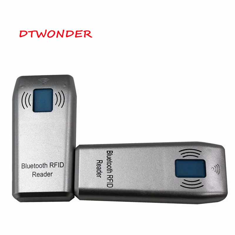 

DTWONDER Bluetooth RFID Card Reader 125khz TK4100 Handheld Smart Scanner ID Proximity For Access Control DT007