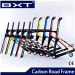 Best 2017-2018 China X brake PF30 BB Aero UD black carbon carbon fiber road bike frame XXS / XS / S / M / L with brake caliper free 23