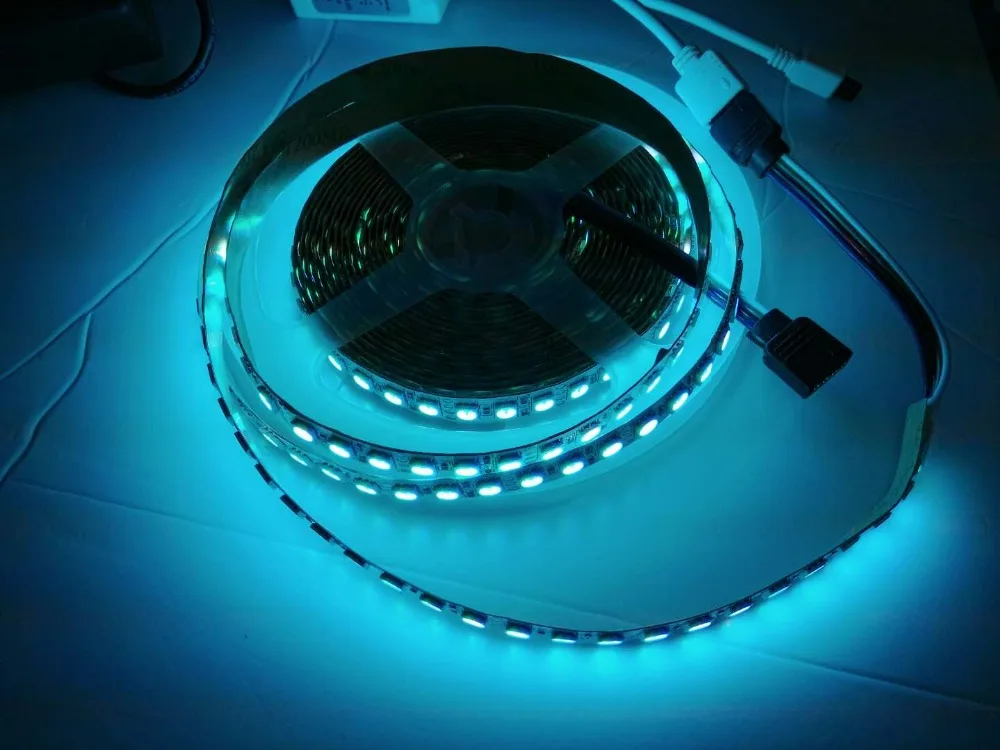 Светодиодная лента RGB 5050 SMD 5 м/рулон 600 светодиодов 12 В 6 А блок питания адаптер с