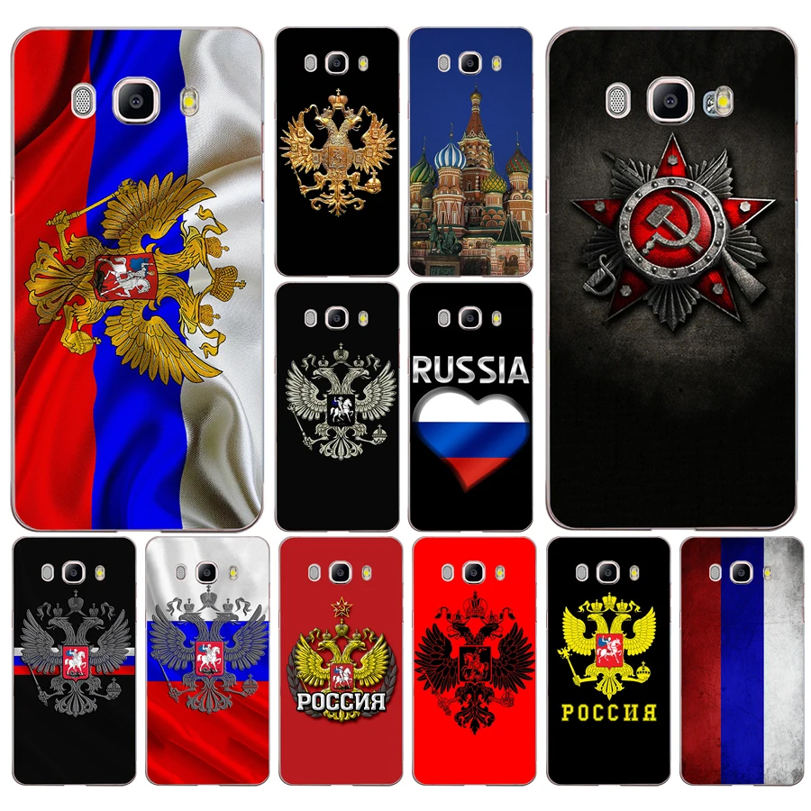 

249AD Russian flag national emblem Transparent Case Cover for Samsung Note 3 4 8 for Galaxy a3 a5 2017 j3 j5 j7 2015 2016 2017