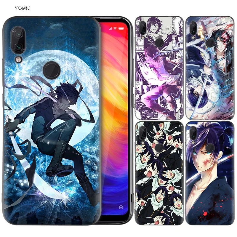 

Silicone Coque Case for Xiaomi Redmi Note 7 6 5 Pro Mi A1 A2 8 Lite 9 GO Poco F1 S2 4 4X Plus Noragami Yato