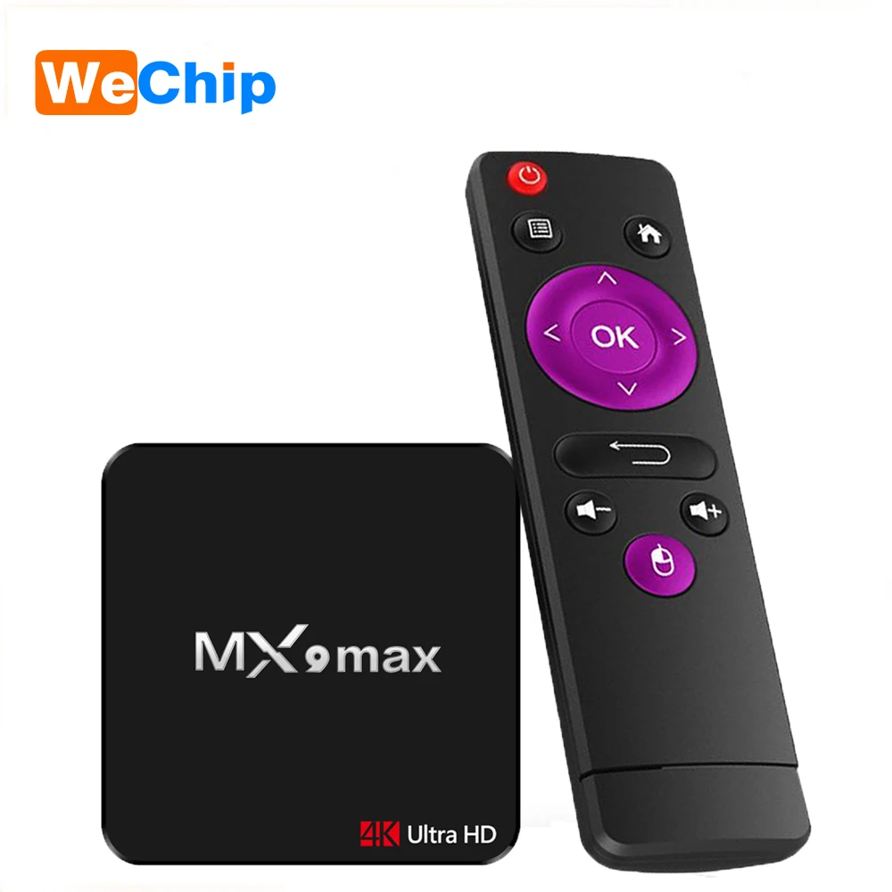 

MX9 Max Android 7.1 TV Box RK3328 Smart TVBOX 2G+16G Support 4K Ultra HD VP9 2.4G WiFi AP6051 Support DLNA Miracast Media player