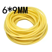 5 м без соединения) 6x9 мм натуральный ремешок из латексной резины банджи аксессуар для охоты на открытом воздухе рогатки катапульта эластичные части#6090
