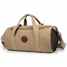 Bolsa Men’s Travel Bag Canvas Men Messenger Bags Vintage Style Travel handbag Casual Multifunction Shoulder Bags LI-1085