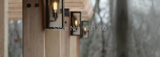 Американский кантри настенный светильник металлический настенный лестница belcony бар лобби отеля vintageRH нить узкая стена Бра настенное освещение в стиле лофт