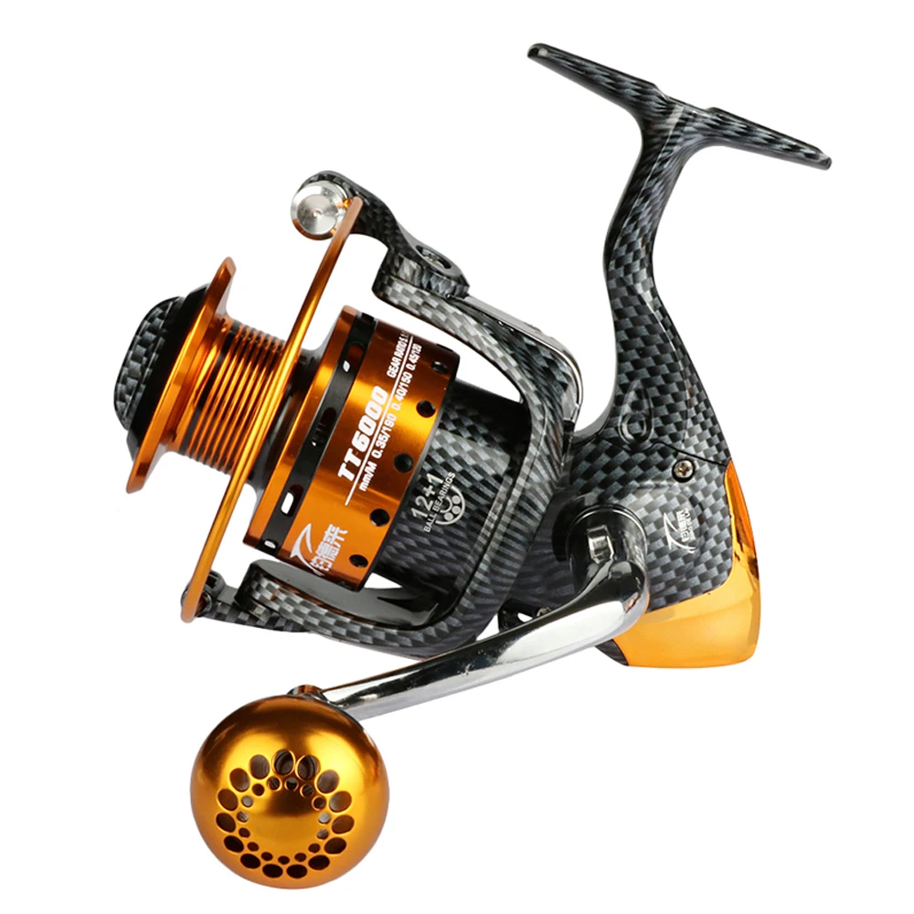 Casting Fishing Reel 12 + 1BB Metal Spinning Reels For Trolling