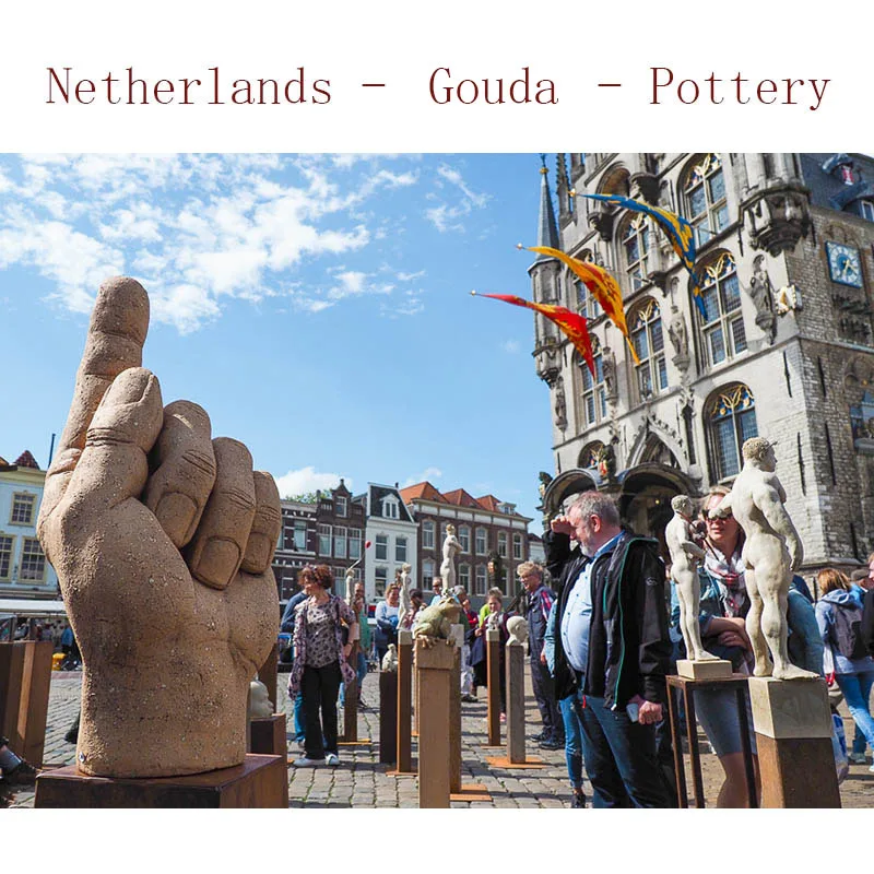 DDWE 3D 1000 шт Путешествия Нидерландов Gouda город керамики деревянные головоломки для