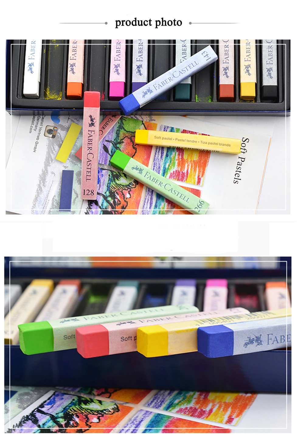 Мягкая Пастельная мини-картонная коробка для рисования из 24/48/72 художественных материалов для студентов, цветной карандаш, кисточка, канцелярские принадлежности