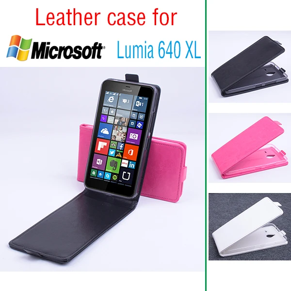 

Phone case for Microsoft Lumia 640XL Flip Business Style Case Cover Skin Shell.