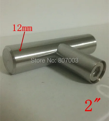 

(Diameter 12mm,Length:50mm) 2" Furniture Hardware Kitchen Cabinet Handle, Bar Pull Handle Stainless Steel T Handles