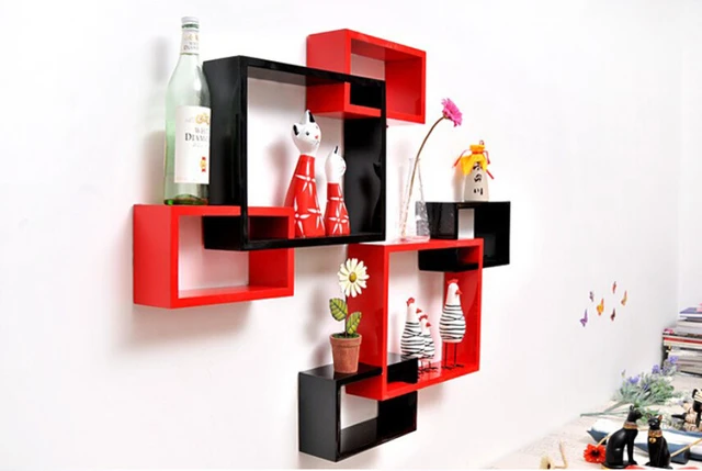 wooden wall shelf design
