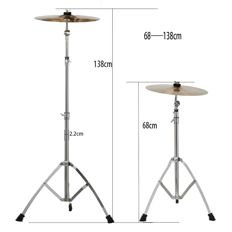 XFDZ стойка для барабана Snare Dumb Holder Cymbal triangle-bracket поддерживает все размеры Cymbal для барабанного набора перкуссия