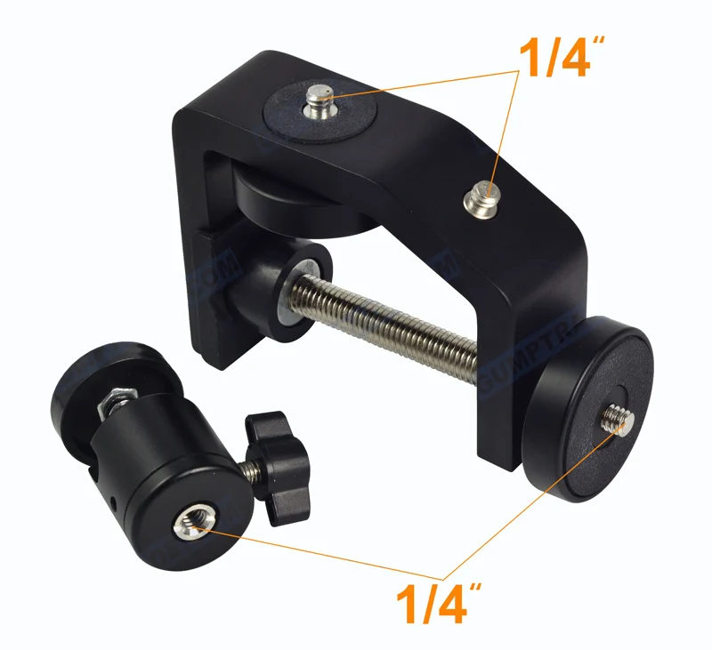 Flex Clip Clamp Mount Tripod Ball Head for Gopro Hero SJCAM Action Camera DSLR Telescope Flash Bracket Car Window Mount