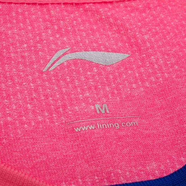 Li Ning Original Women AT DRY Badminton Shirts Breathable Light T-Shirts Competition Top Comfort LiNing Sports Tee AAYM138