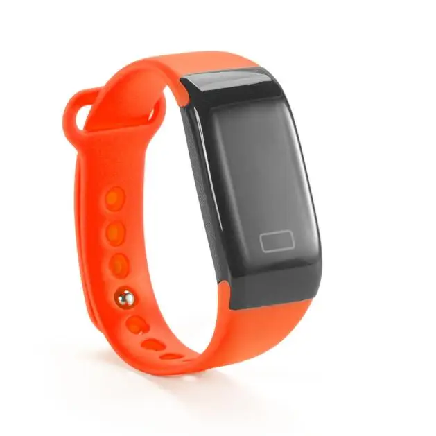 HL Смарт Часы Heart Rate Мониторы шагомер Фитнес браслет для Android 25 августа E22 - Цвет: orange