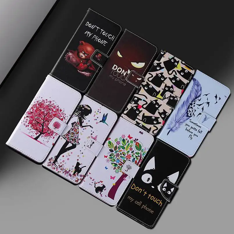 Кожаный чехол книжка для Sony Xperia M2 S50H D2302 D2303 M5 E5603 XA F3111 F3113 F3115 высококачественный