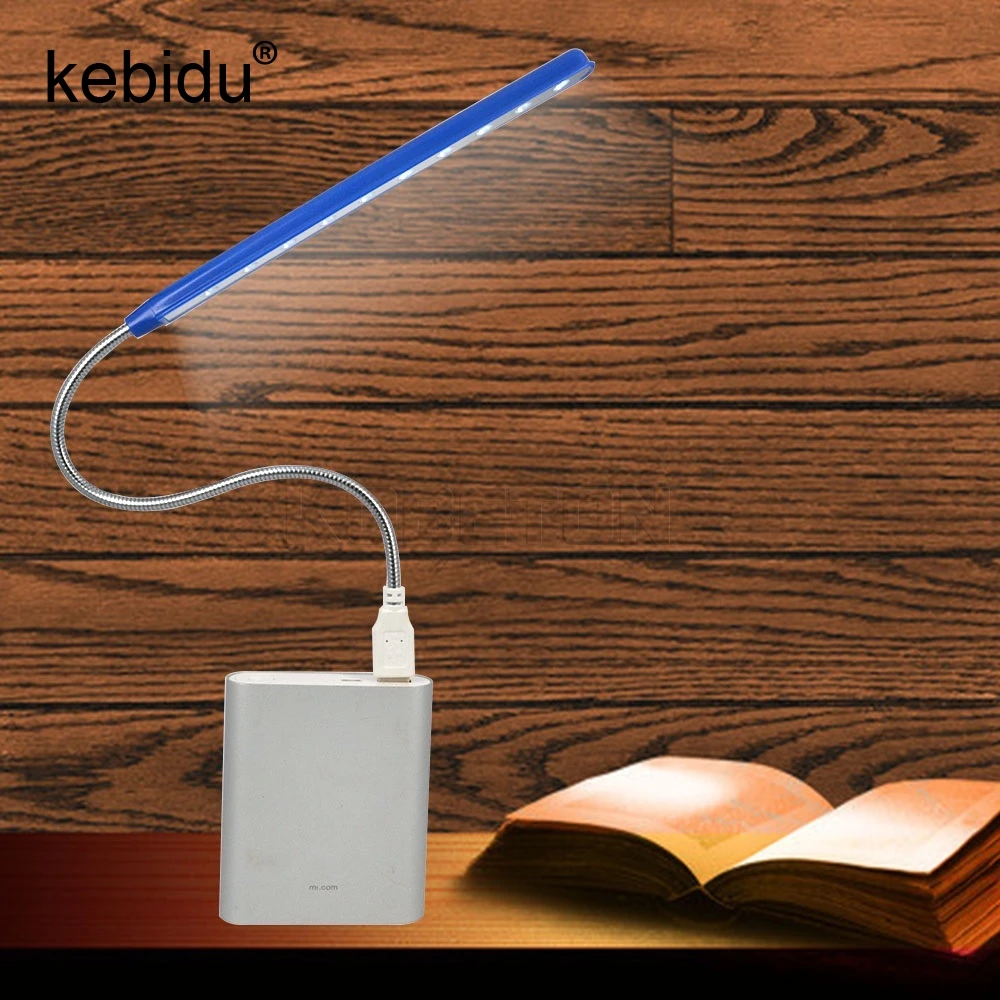 Kebidu USB СВЕТОДИОДНЫЙ светильник ультра яркий гибкий USB 10 светодиодный s светильник металлический материал для ноутбука ПК компьютер многоцветный