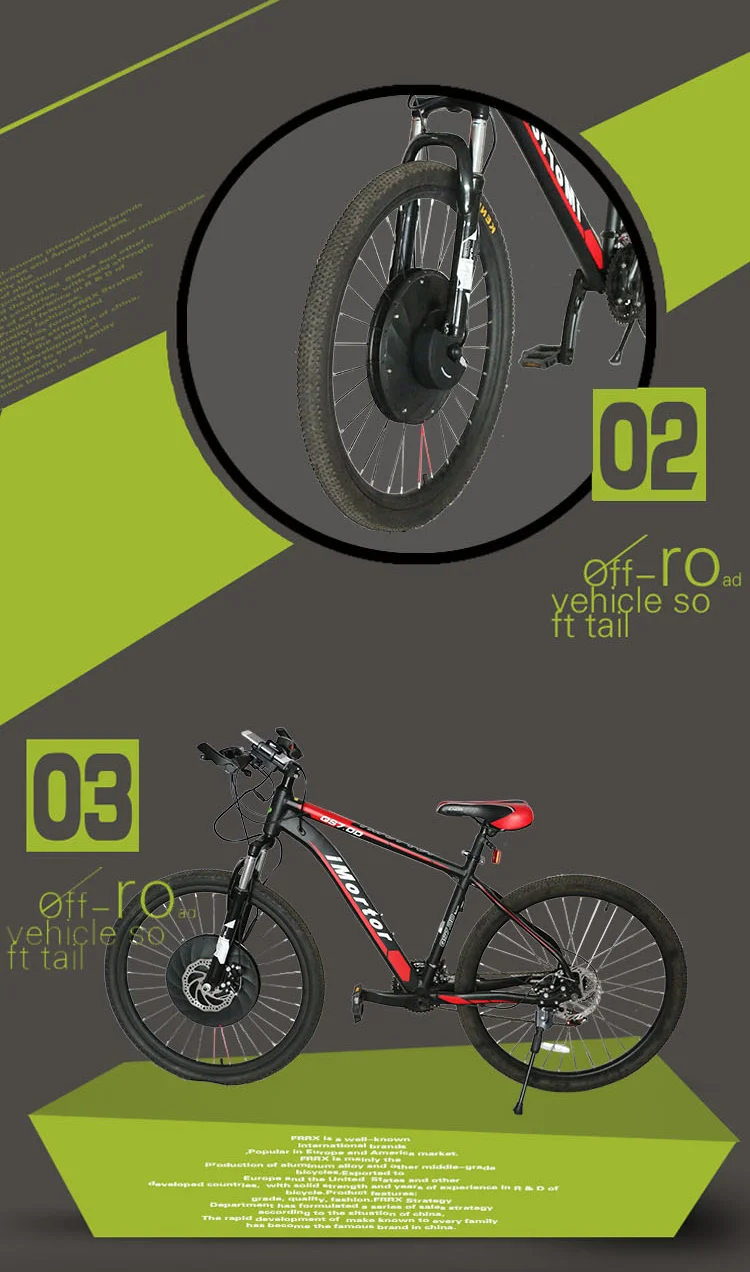 Clearance iMortor All in One Electric Bicycle Motor Wheel 26" 700C USB 36v 250W Ebike Conversion Kit with Battery kit Bicicleta Electrica 3