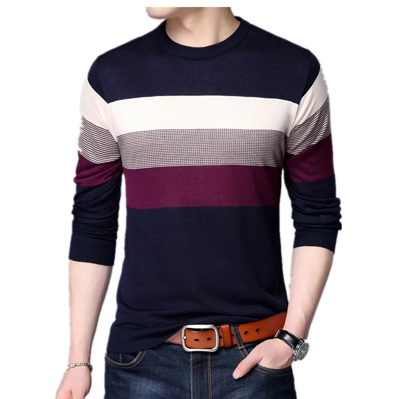 Fgkks модные брендовые мужские свитера Топ осень зима мужские свитера приталенный пуловер мужской классический вязаный свитер