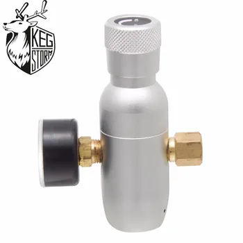 

0-30Psi Premium Regulated Co2 Charger Kit with Gas Disconnect For HomeBrew 5/8" thread Hombrewing Customizizable