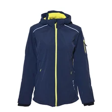 Открытый Кемпинг мягкая оболочка женский ветрозащитный водонепроницаемый дышащий флис светоотражающий ночного видения Лыжная одежда жакет, женский пиджак