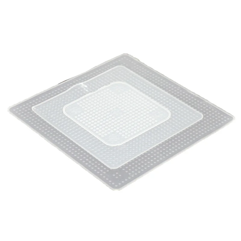 

4pcs Clear Reusable Silicone Wraps Seal Cover Multi-functional Food Fresh Keeping Saran Wrap Home Kitchen Storage Tools