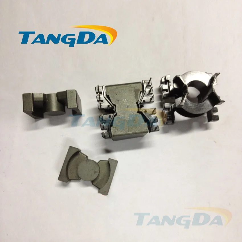 Núcleo da Bobina Magnético + Esqueleto Núcleos de Ferrite 6 + 6pin Tangda Núcleo Soft Transformadores Vertical Pq3220 Pq32-20 Pc40