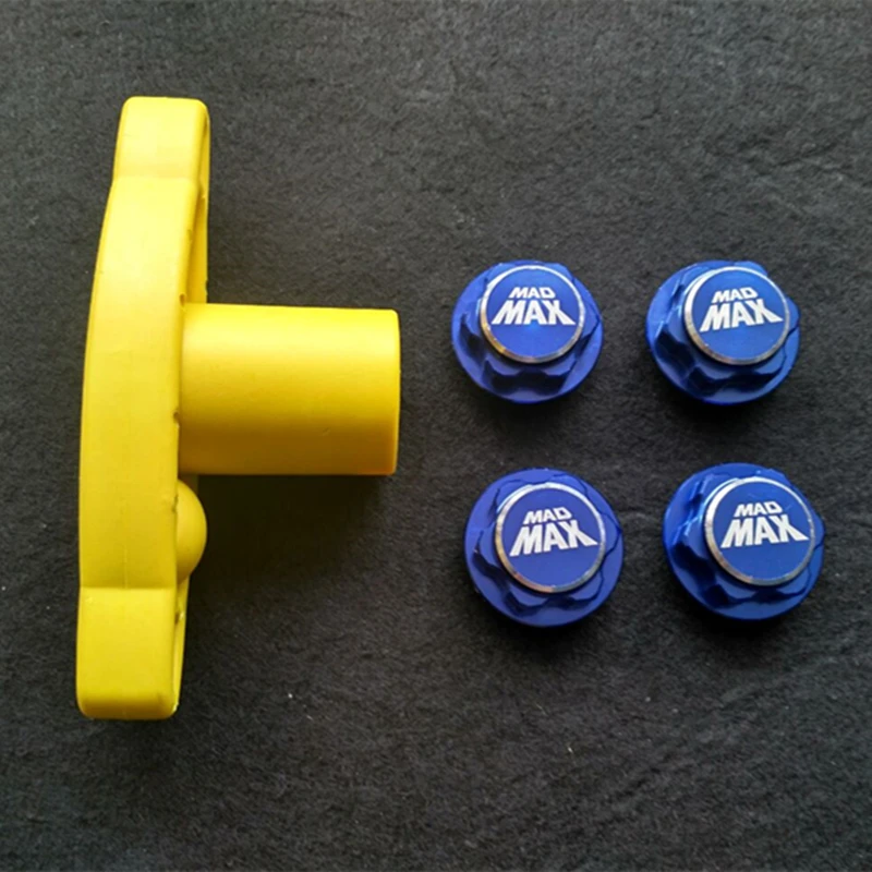 

CNC precision machining special tire lock nuts and wrench for Traxxas x-maxx