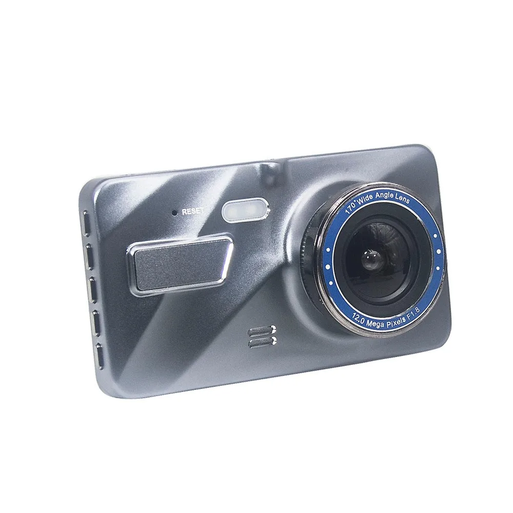 FHD 1080P видеорегистратор видеорегистраторы автомобильные 4.0 дюймов IPS 2.5D Экран регистратор автомобильный регистратор двойная линза автомобильный видеорегистратор Dashcam с камерой заднего вида
