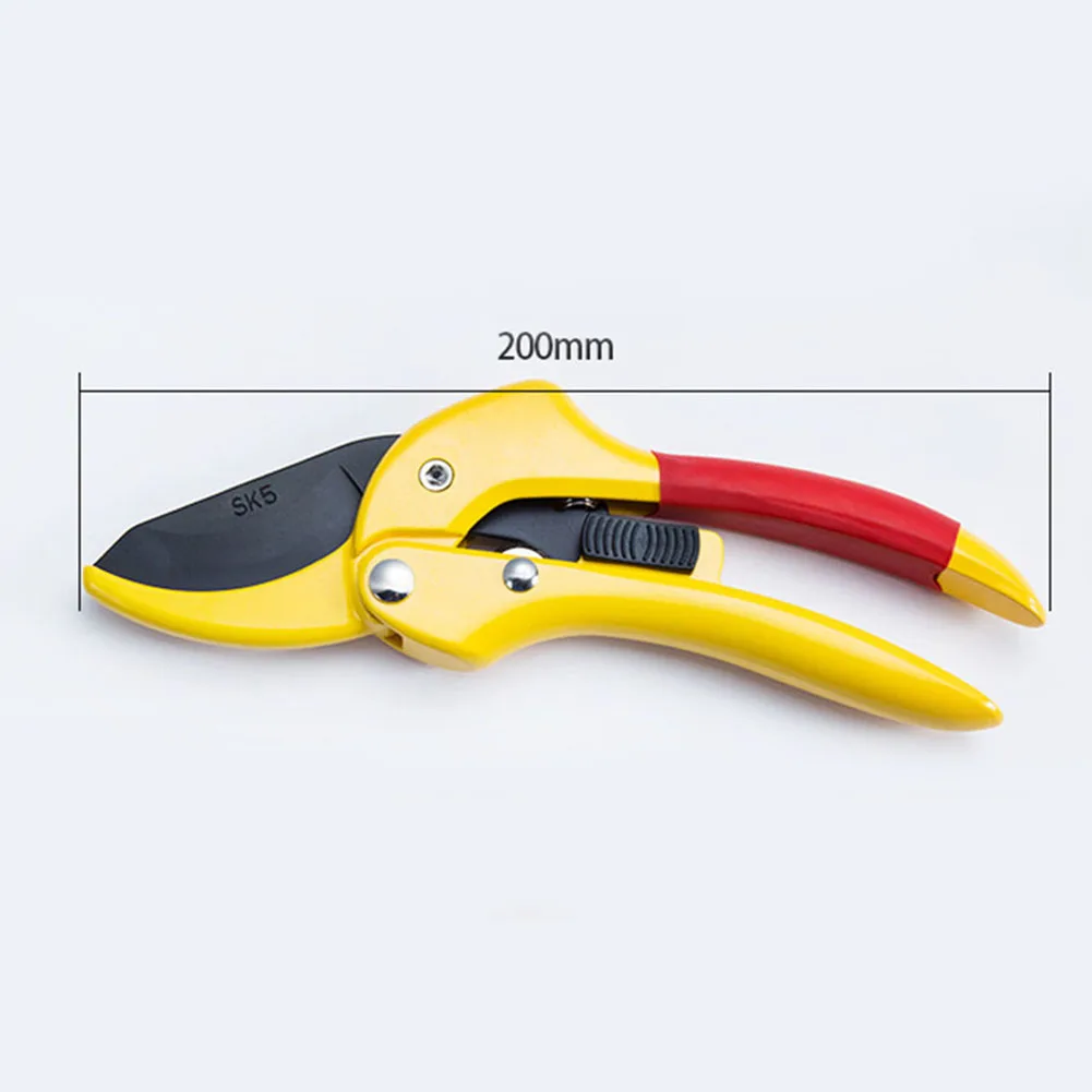 

Professional Steel Cutter Sharp Anvil Pruning Shears with Safety Lock for Garden Work _WK