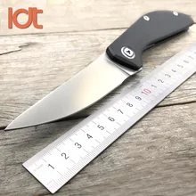 LDT Sigma Folding Knife D2 Blade G10 Steel Handle Camping Survival Knives Tactical Pocket Outdoor Utility Hunting Knife EDC Tool