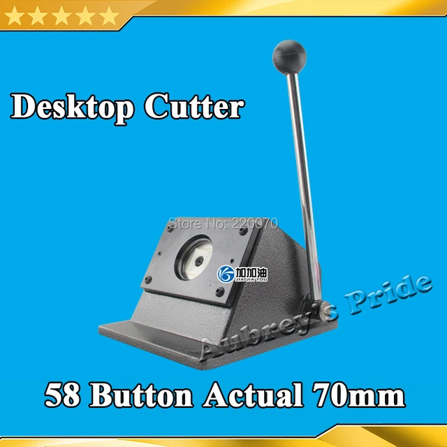 Round Paper card Button Maker 70mm Graphic Punch Die Cutter