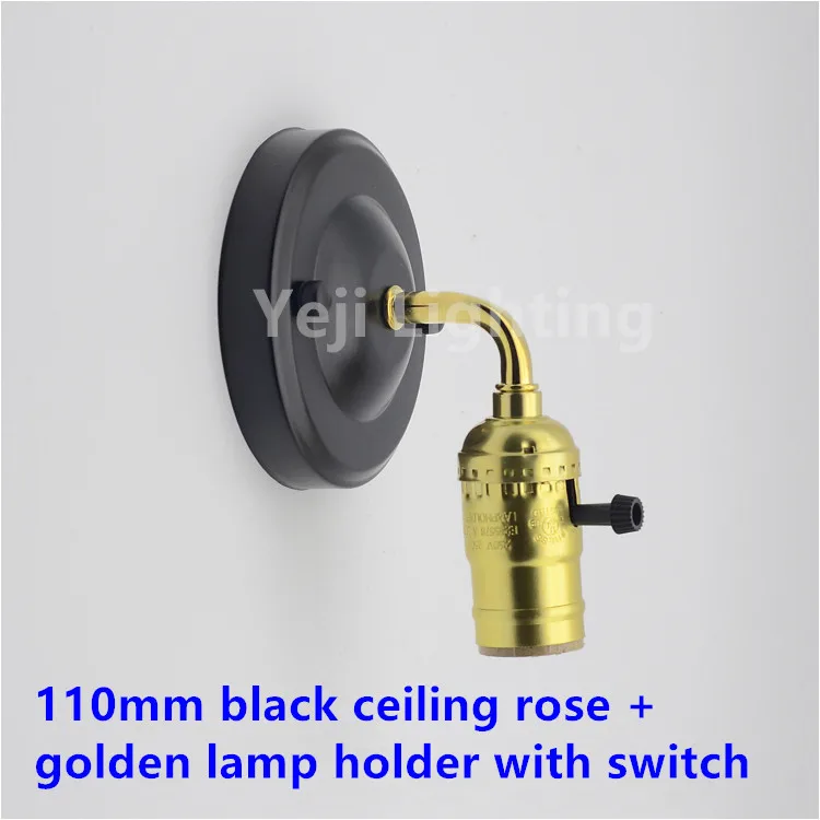 Эдисон Ретро алюминиевая Золотая лампа держатель для стены Бар балкон коридор столовая прикроватная тумбочка для спальни кофейное освещение аксессуары