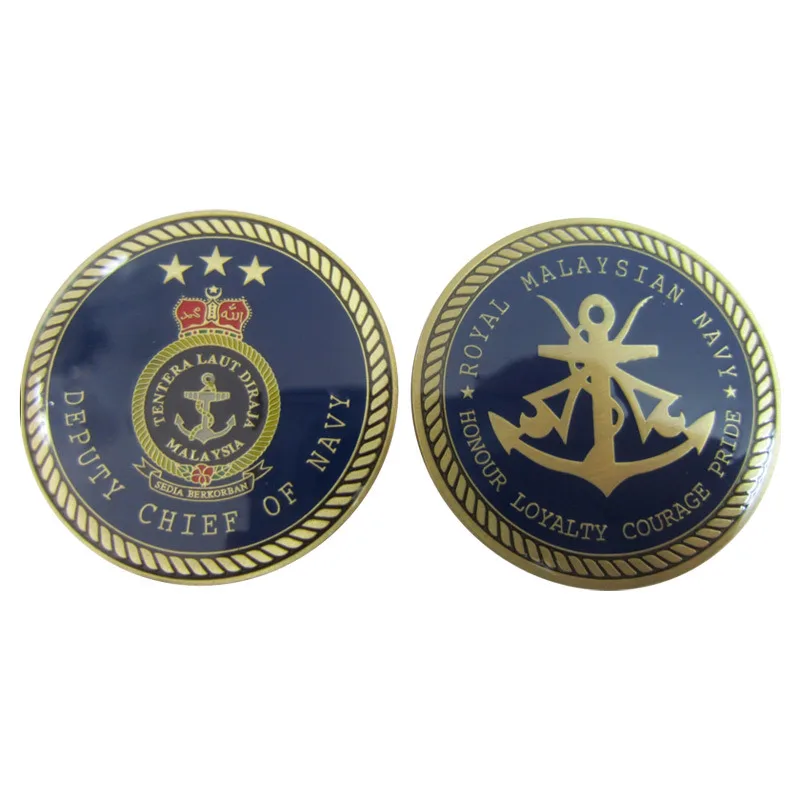 

Custom cable double-sided coin new drop zinc alloy coin