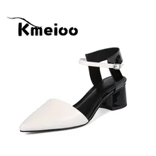 

Kmeioo 2018 Spring Summer Women Shoes Pointed Toe Tie Pumps Dress Shoes High Heels Boat Shoes Wedding Shoes tenis