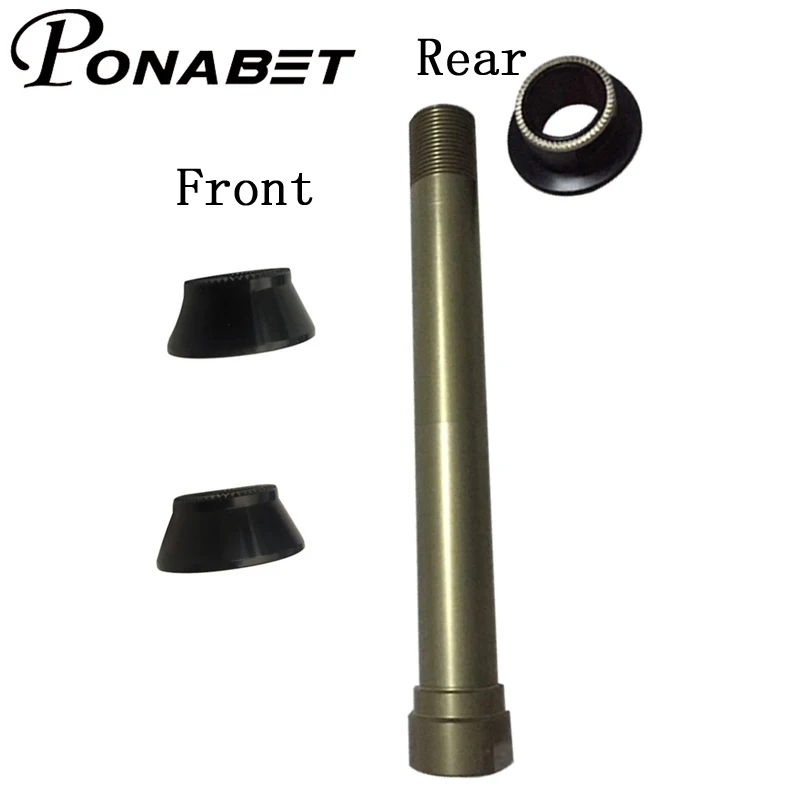 

PONABET Convertion kit End/Side Cap for NOVATEC D411SB/D412SB front/Rear Hub QR/15mm/12mm Adaptors front ,12mm or Q/R for rear