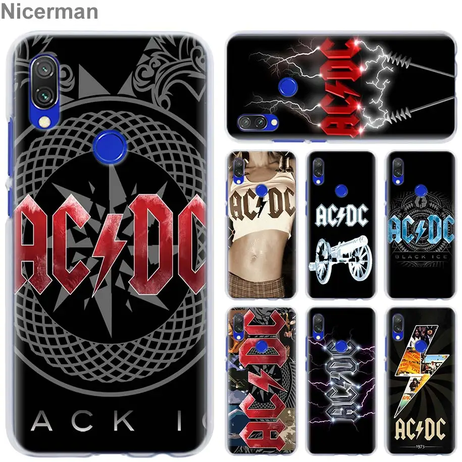 

ACDC Rock Case Cover for Xiaomi Redmi Note 5 6 7 Pro 4X 7 6 6A 5 Plus 5A S2 GO Pocophone F1 Phone case Coque