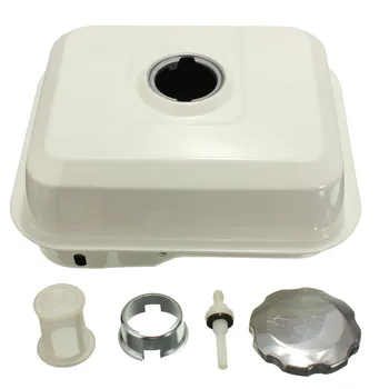 

Fuel Gas Tank with Petcock Gas Cap Filter White 5.5HP Gas Engine For Honda GX120 GX140 GX160 GX200