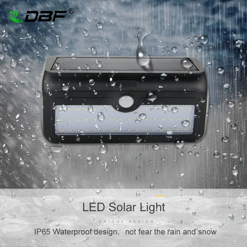 

DBF 950LM 46 LED Garden Light LED Solar Light Outdoor Lighting lamp PIR Human Body Motion Sensor IP65 Waterproof Wall Lamp