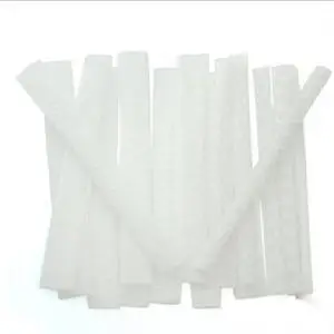 15pcs 1Pack White Make Up Cosmetic Brushes Guard Mesh Protectors Cover