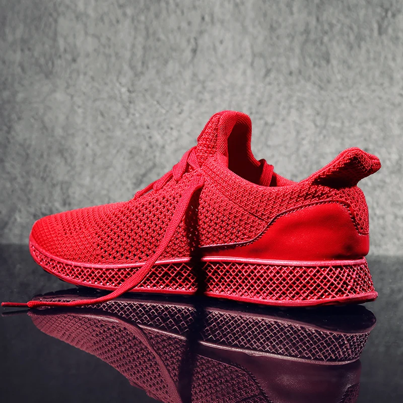 

2018 Spring Autumn Designed Fly Weave Men Casual Shoes Future Theory Male Breathable Lace Up Chaussure Shoes Sneaker Men Tenis