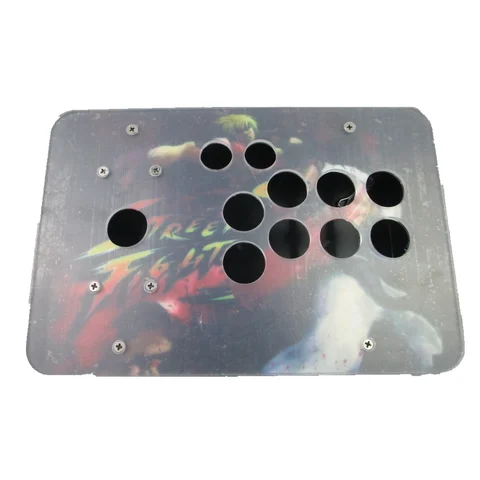 Caixa de Plástico Cdragon Arcada Joystick Case Material Acrílico Vara Kits Peça Substituição 10 Botões Fácil Instalar Conjuntos Diy