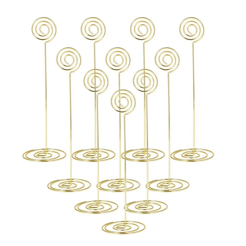 

Place Card Holder 8.6 Inch Table Number Card Holders Picture Photo Stand Memo clips Menu Note Name Holders