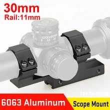 PPT винтовка прицел крепление страйкбол пистолет тактический 30 мм кольцо Диаметр прицела подходит для 21 мм рельсы в охотничьих аксессуарах OS24-0125