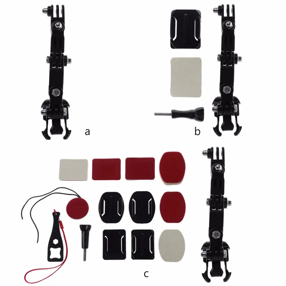 

Adjustment Adhesive Curved Helmet Side Mount Kits for GoPro Hero 4 5 Camera