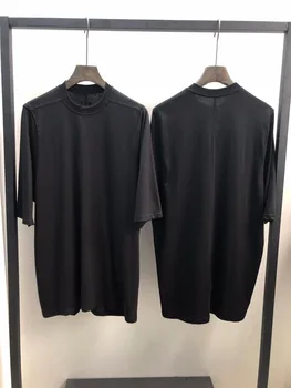 

19ss Owen seak Men T Shirt 100%Cotton Gothic Style Men's Clothing Tops Tees Summer Women Tees Black T Shirt Size XL